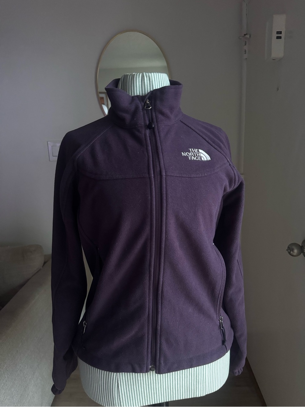 The North Face WindWall Full Zip Fleece Jacket Purple Women’s Small